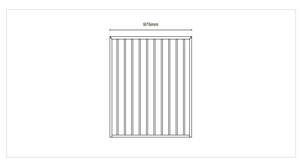 flat top fence gate